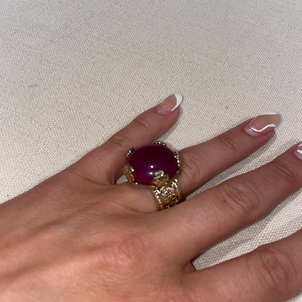 Kendra Scott Good and Pink Stone Ring - Never worn